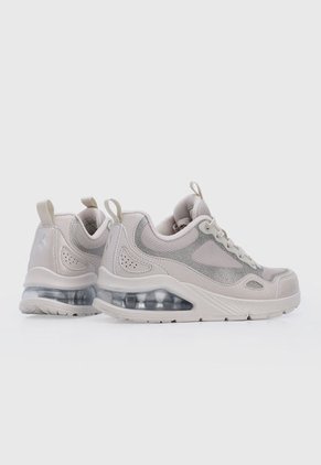 Tenis Lifestyle Palo Rosa-Plateado Skechers Uno 2