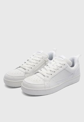 Tenis Lifestyle Blanco SKECHERS Smooth Street - Steady-Zip