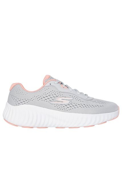 Tenis Mujer Skechers GO RUN Now - Gris Claro Con Blanco