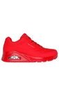Tenis Mujer Skechers Uno Stand On Air - Rojo de Skechers