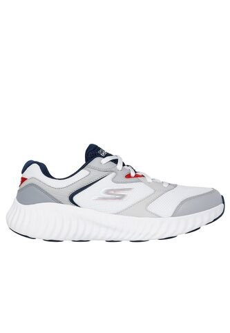 Tenis Hombre Skechers Go Run Now - Blanco/Gris Skechers