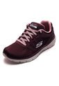 Tenis Running Vinotinto-Rosa Skechers Moving Fast de Skechers