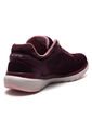 Tenis Running Vinotinto-Rosa Skechers Moving Fast de Skechers