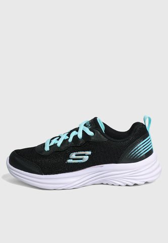 Tenis Lifestyle Negro-Celeste Skechers Dreamy Dancer - Super Swifty Skechers
