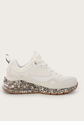 Tenis Lifestyle Marfil-Negro-Café Skechers Uno 2 - Spot-tastic