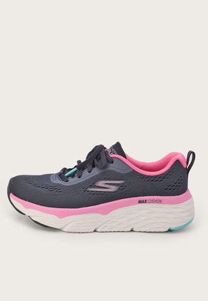 Tenis Running Azul-Blanco-Rosa Skechers Max Cushioning Elite