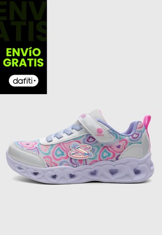 Tenis Lifestyle SKECHERS Heart Lights Multicolor Skechers