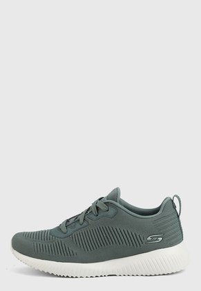 Tenis Running Verde-Blanco Skechers Tough Talk
