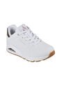 TENIS SKECHERS MUJER 177094WHT UNO Talla 5.5 de Skechers