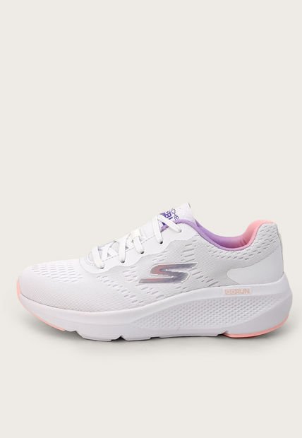 Tenis Running Blanco-Violeta-Rosa Skechers GO RUN Elevate