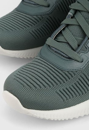 Tenis Running Verde-Blanco Skechers Tough Talk