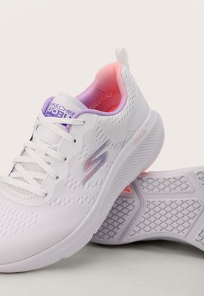 Tenis Running Blanco-Violeta-Rosa Skechers GO RUN Elevate