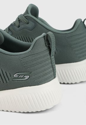 Tenis Running Verde-Blanco Skechers Tough Talk