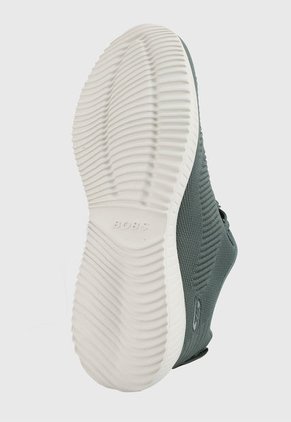 Tenis Running Verde-Blanco Skechers Tough Talk