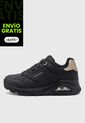 Tenis Lifestyle SKECHERS Uno Gen1 - Shimmer Away Negro de Skechers