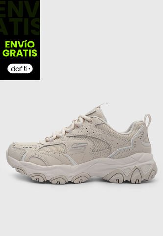 Tenis Outdoor  SKECHERS D'Lite Beige Skechers