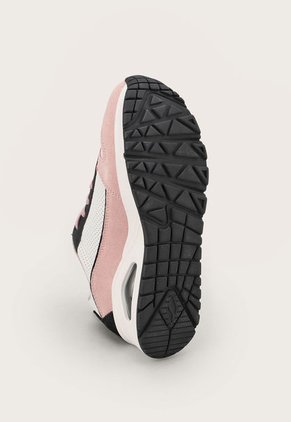 Tenis Lifestyle Blanco-Rosa-Negro Skechers Uno - 2 Much Fun