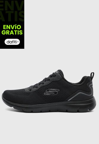 Tenis Lifestyle  SKECHERS Summits Negro Skechers
