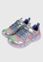 Tenis Lifestyle Multicolor Skechers Kids Heart Lights Lux de Skechers