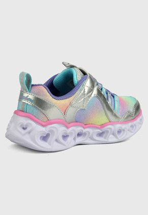 Tenis Lifestyle Multicolor Skechers Kids Heart Lights Lux
