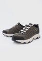 Tenis de Senderismo Cafe-Negro-Blanco Skechers de Skechers