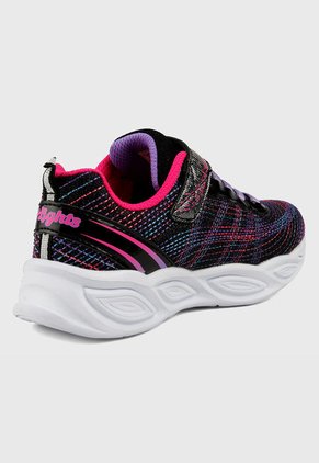 Tenis Training Negro-Multicolor Skechers S LIights 20300L Bkmt