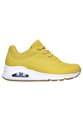 Tenis Skechers Mujer Uno Stand On Air - Amarillo - Blanco