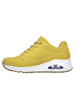 Tenis Skechers Mujer Uno Stand On Air - Amarillo - Blanco