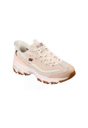 Tenis Mujer Skechers D'Lites Smooth Nostalgia - Blanco