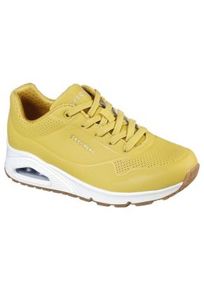 Tenis Skechers Mujer Uno Stand On Air - Amarillo - Blanco