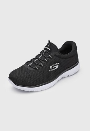 Tenis Training Negro-Blanco Skechers Summits