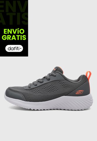Tenis Lifestyle SKECHERS Bounder Gris Oscuro Skechers