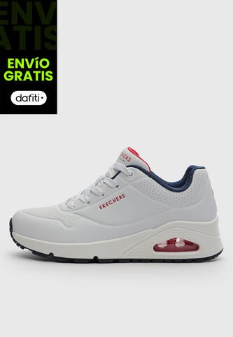 Tenis Lifestyle  SKECHERS Uno Stand On Air Blanco Skechers