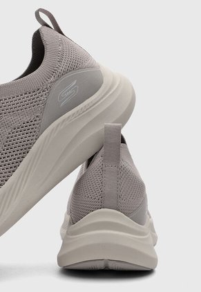 Tenis Lifestyle Skechers Bobs Moda Flex  Taupe