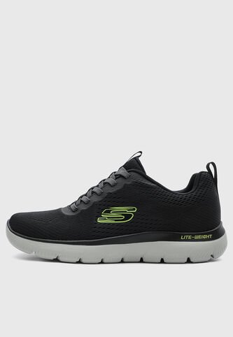 Tenis Lifestyle SKECHERS Summits - Eckler Negro Skechers
