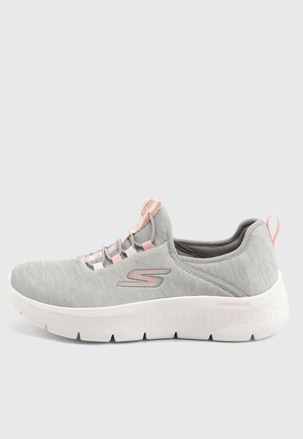 Tenis Walking Gris-Palo Rosa Skechers GOwalk Flex - Lucy