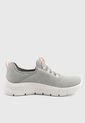 Tenis Walking Gris-Palo Rosa Skechers GOwalk Flex - Lucy de Skechers