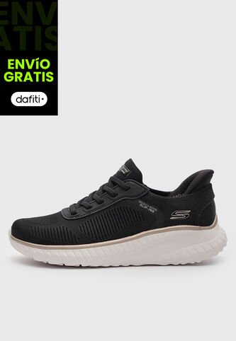 Tenis Lifestyle  SKECHERS Bobs Squad Chaos Negro Skechers