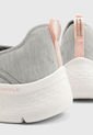 Tenis Walking Gris-Palo Rosa Skechers GOwalk Flex - Lucy de Skechers