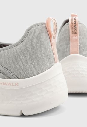 Tenis Walking Gris-Palo Rosa Skechers GOwalk Flex - Lucy