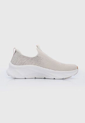 Tenis Training Beige-Blanco Skechers Key Journey