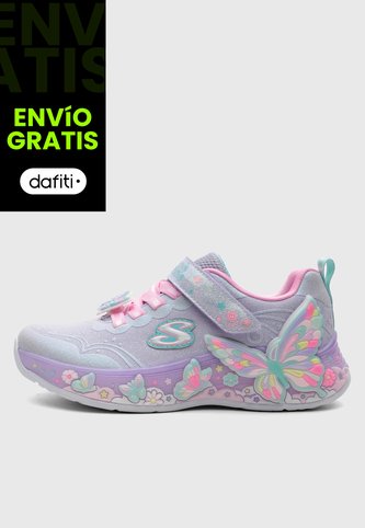 Tenis Lifestyle SKECHERS Butterfly Bliss Lila Skechers