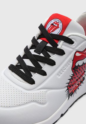Tenis SKECHERS Uno - Rolling Stones Single Blanco