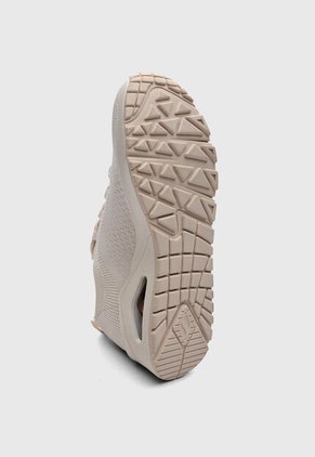 Tenis Lifestyle Skechers Uno Everywear Beige
