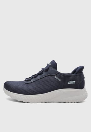 Tenis Lifestyle Skechers Bobs Squad Chaos Azul