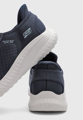 Tenis Lifestyle Skechers Bobs Squad Chaos Azul