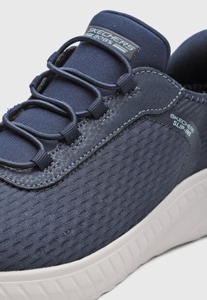 Tenis Lifestyle Skechers Bobs Squad Chaos Azul