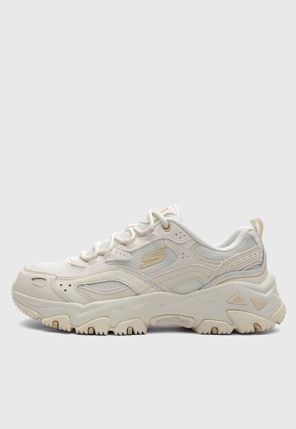 Tenis Lifestyle Skechers  D Lites Hiker Amarillo Claro