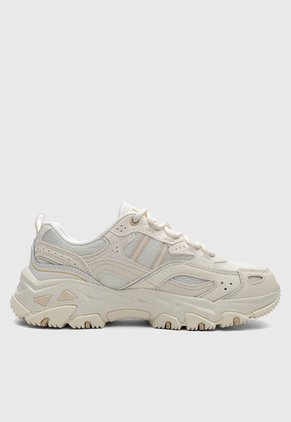 Tenis Lifestyle Skechers  D Lites Hiker Amarillo Claro