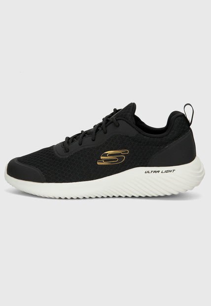 Tenis Training Negro-Blanco Skechers Bounder Voltis